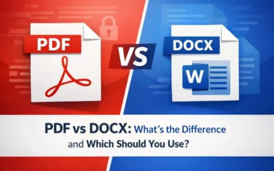 PDF vs DOCX: What’s the Difference and Which Should You Use?